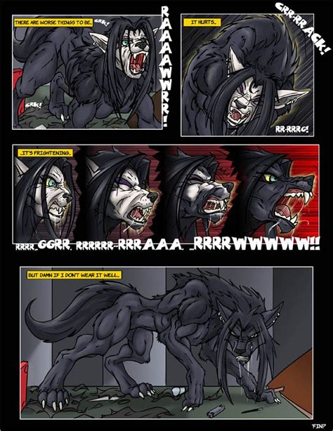 And I love werewolves. . Female werewolf transformation comic